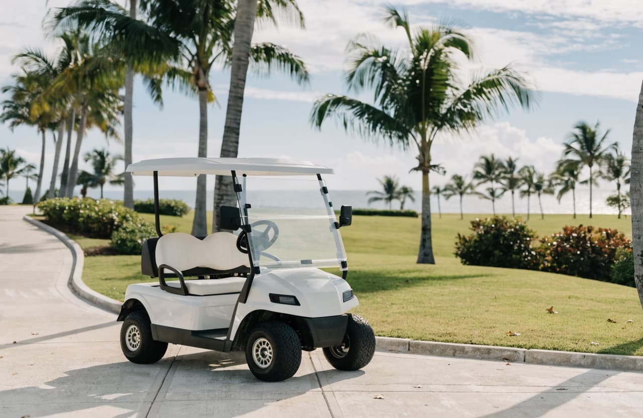 4-Seat Electric Cart — Casa de Campo
